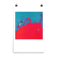 "Pink & Blue" Artprint on Paper