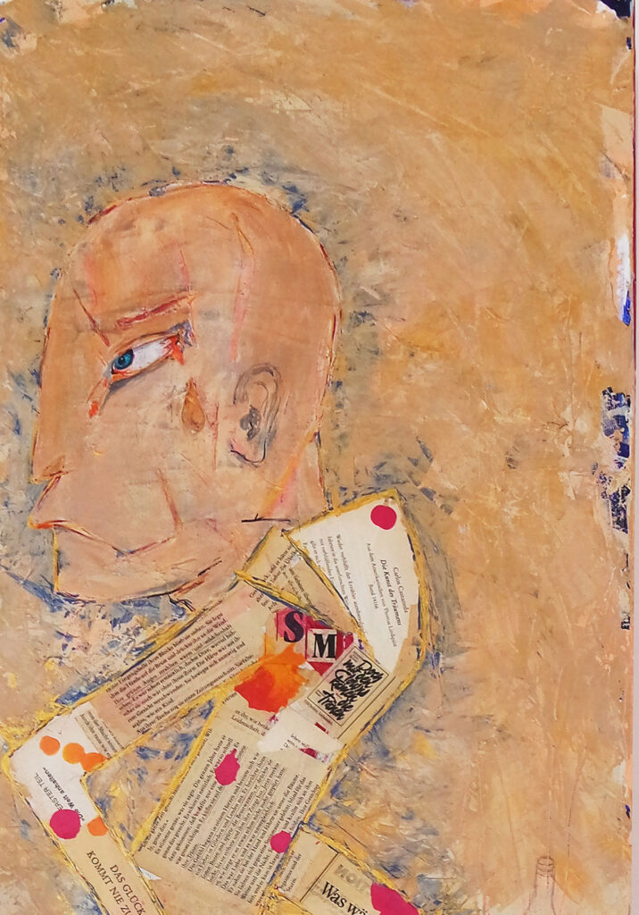 Sucht - Acryl auf Leinwand