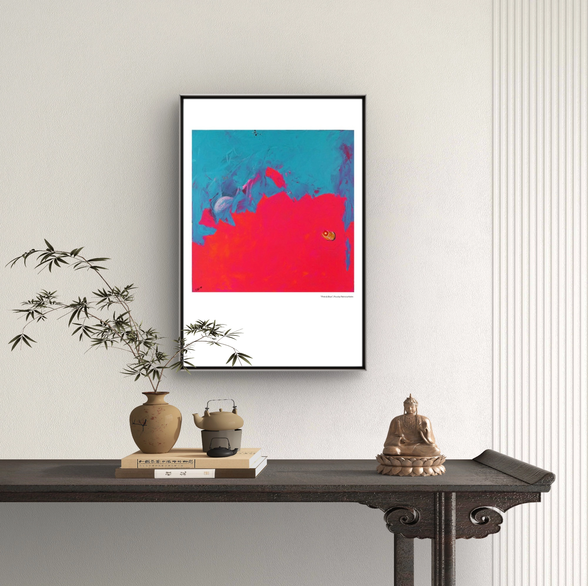 "Pink & Blue" Artprint on Paper – Bild 2