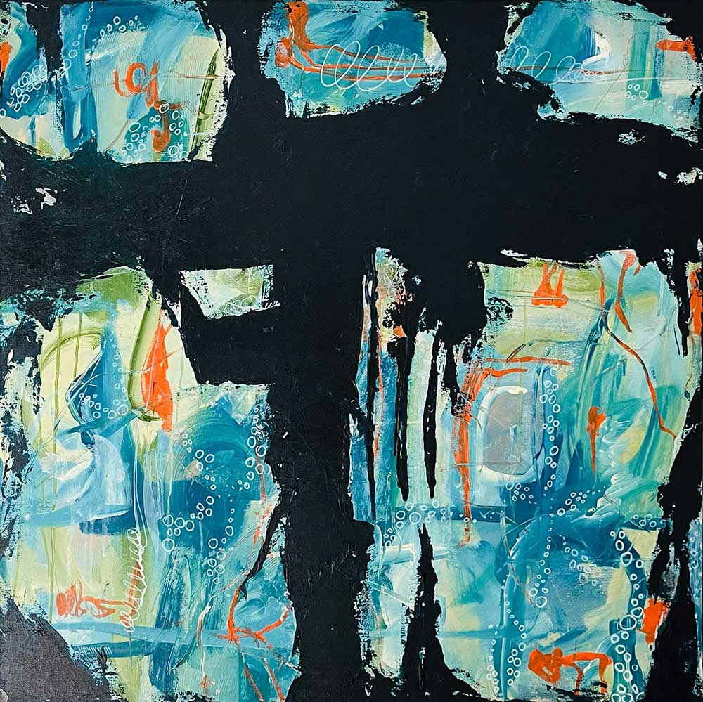 Underwater - Acryl auf Leinwand