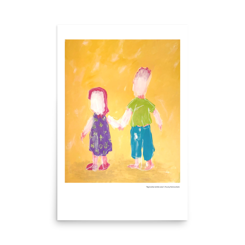 "Big brother & little sister" - Artprint on Paper – Bild 3