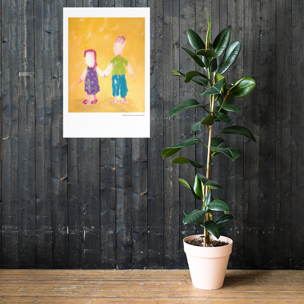 "Big brother & little sister" - Artprint on Paper – Bild 5