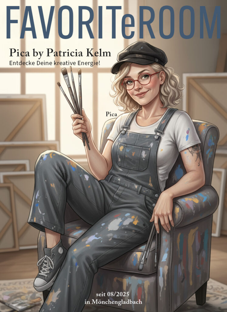 Malen mit KI - Grafik der Künstlerin Patricia Kelm