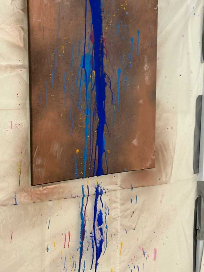 Malen und Actionpainting - ankommen, experimentieren, loslassen